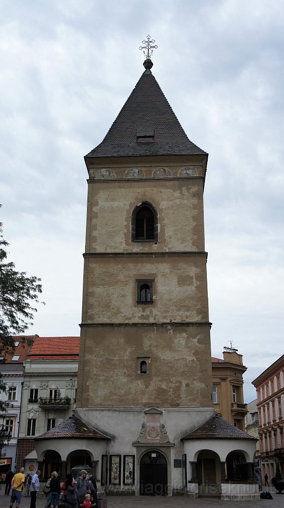 DSC04409 (2).JPG - Kosice, centro storico: il Campanile duecentesco.